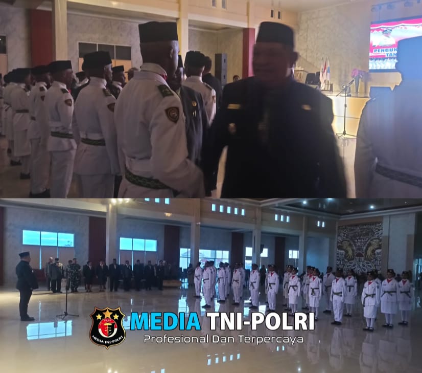Dalam Rangka HUT Kemerdekaan RI Ke-79 PJ Bupati Maybrat Laksanakan Pengukuhan 29 Anggota Paskibraka