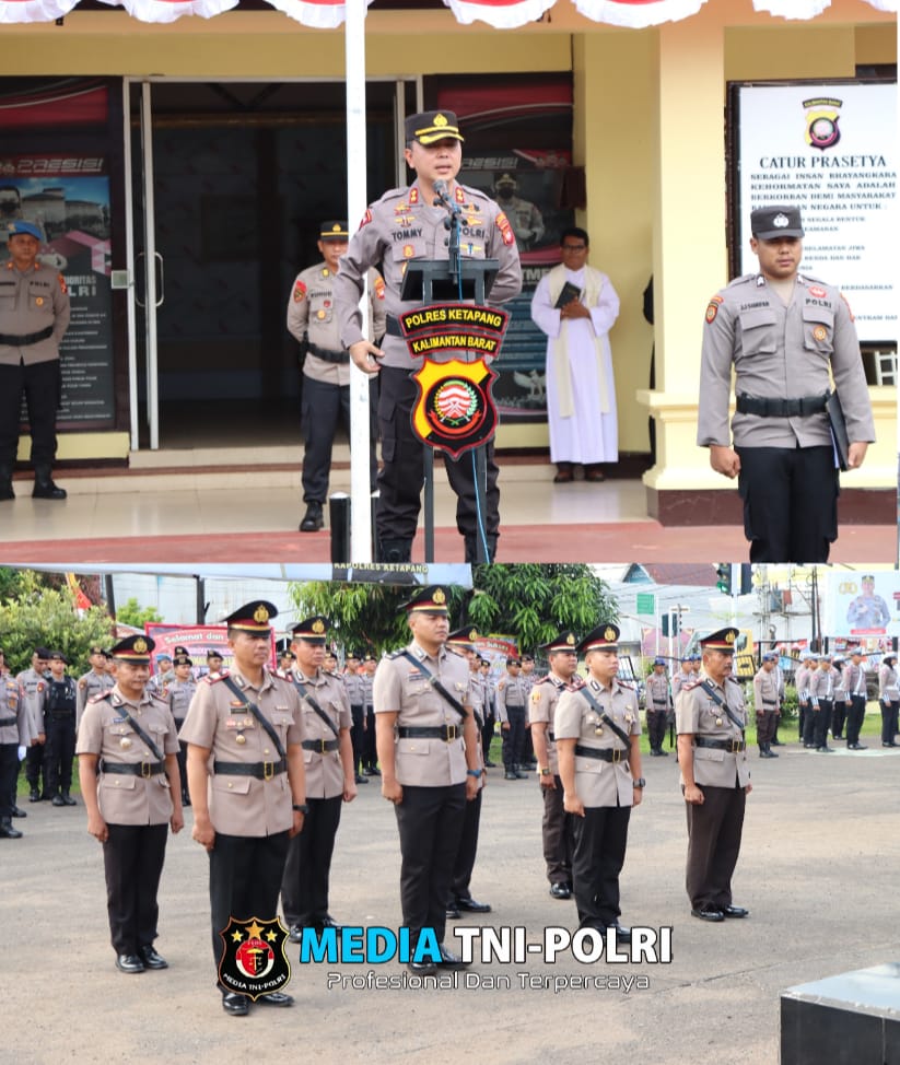 Enam Kapolsek Laksanakan Sertijab, Ini Pesan Kapolres Ketapang