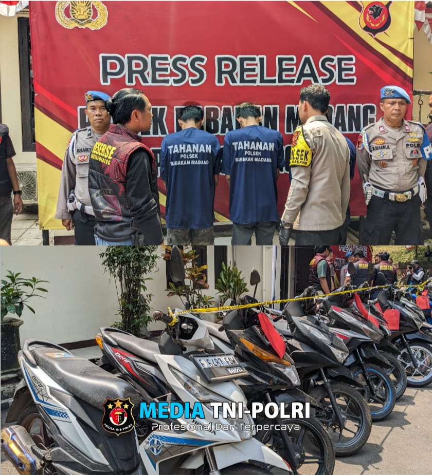 Polsek Babakan Madang Berhasil Ungkap Jaringan Pencurian Sepeda Motor di Bogor Dibongkar, Tiga Pelaku Ditangkap