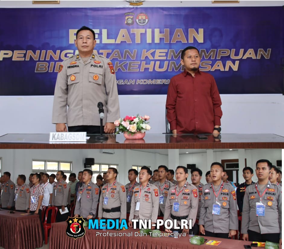 Pelatihan Peningkatan Kemampuan Kehumasan Polres OKI Sukses Diselenggarakan