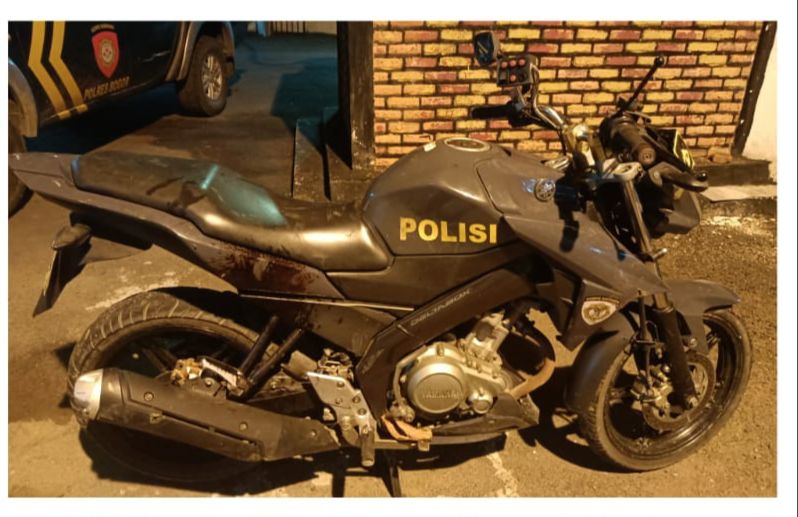 Polsek Jasinga Tindak Lanjuti Terkait Ditemukan Kendaraan Motor Dinas Kepolisian di Wilayah. Kecamatan Jasinga Kabupaten Bogor