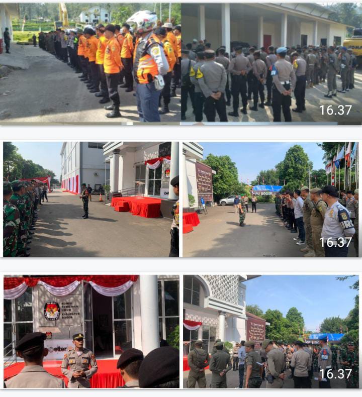 Polres Bogor Bersama 3 Pilar Laksanakan Pengamanan Pelantilan dan Pengambilan Sumpah Anggota DPRD Kabupaten BogorPeriode 2024-2029 Berjalan Baik Lancar dan Khidmat