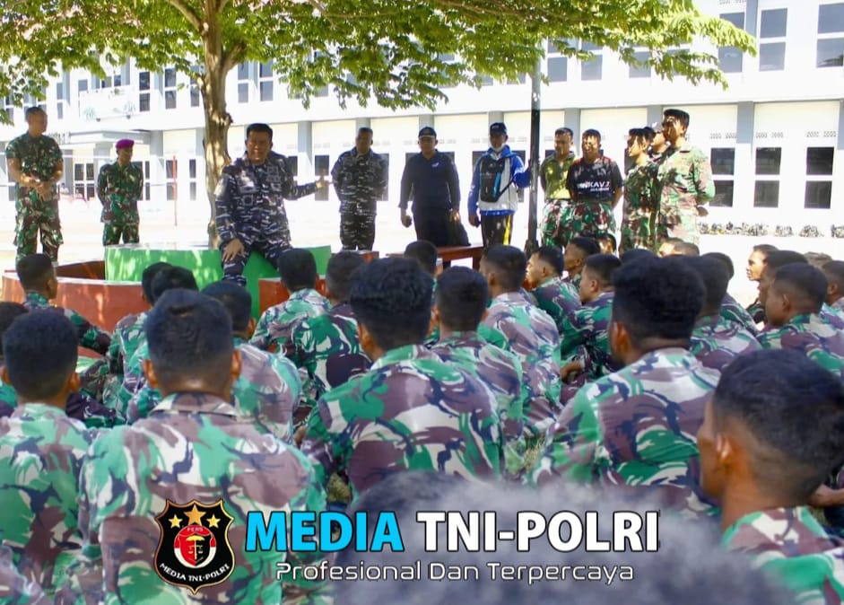 Jelang Lomba Binsat, Komandan Pasmar 3 Beri Motivasi Kepada Tim Kontingen Binsat Pasmar 3