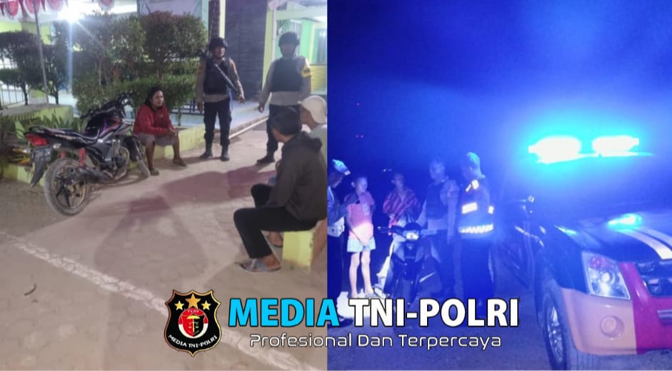 Dalam Rangka Antisipasi Terjadinya Tindak Kejahatan dan C3 Seluruh Jajaran Polsek Wilayah Hukum Polres Mesuji Laksanakan Giat Patroli Malam
