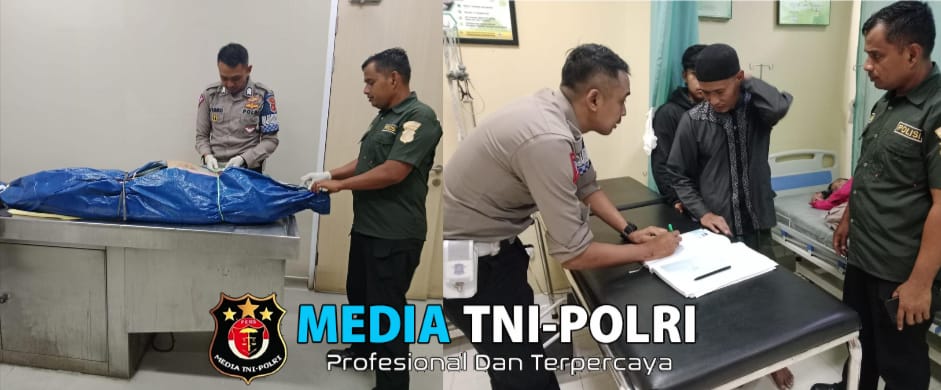 Polsek Cijeruk Bersama Unit Laka Lamtas Polres Bogor Tangani Laka Lantas Akibatkan 1 (satu) Orang Meninggal Dunia