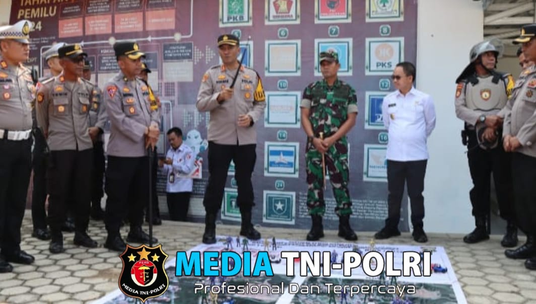 Latihan Sispamkota di Way Kanan, Polisi dan TNI Siap Amankan Pilkada Serentak 2024