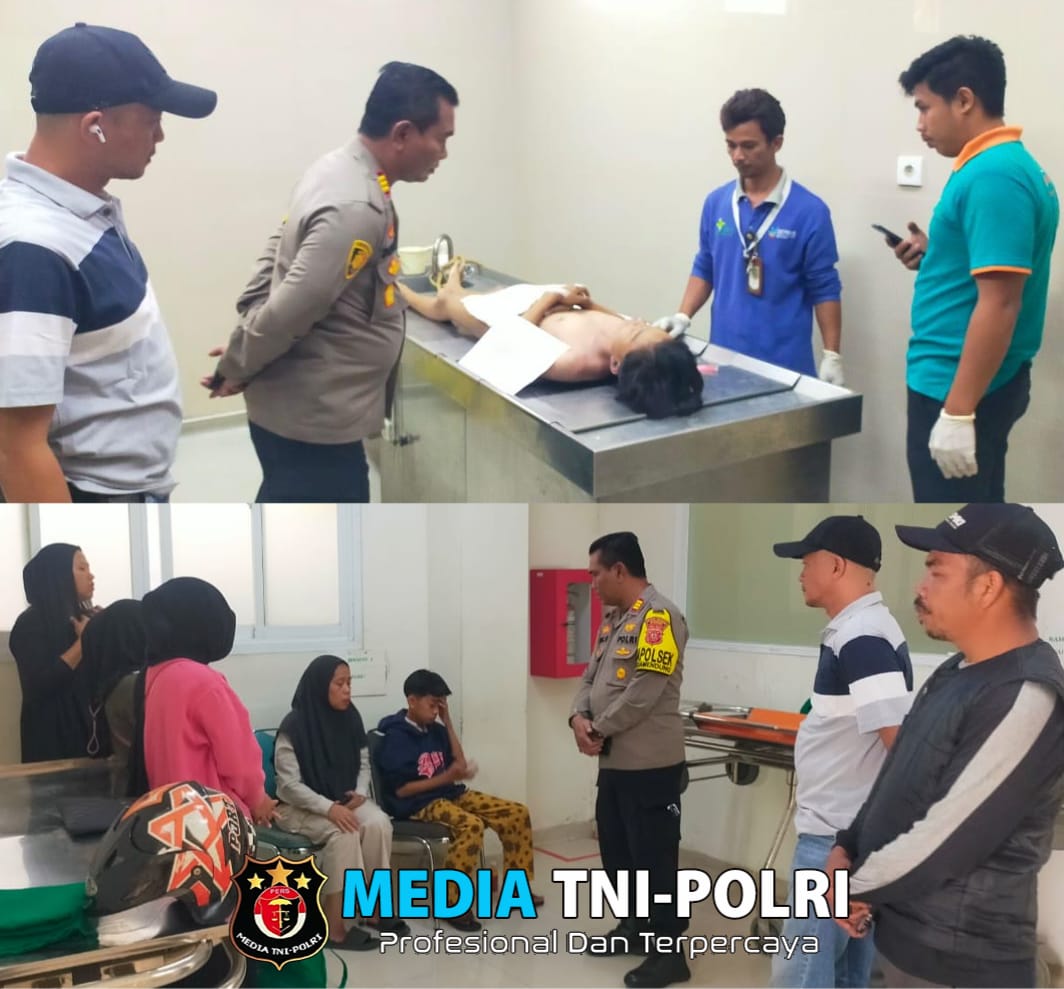 Polsek Megamendung Lakukan Cek orang meninggal di RSUD Diduga akibat Penganiayaan