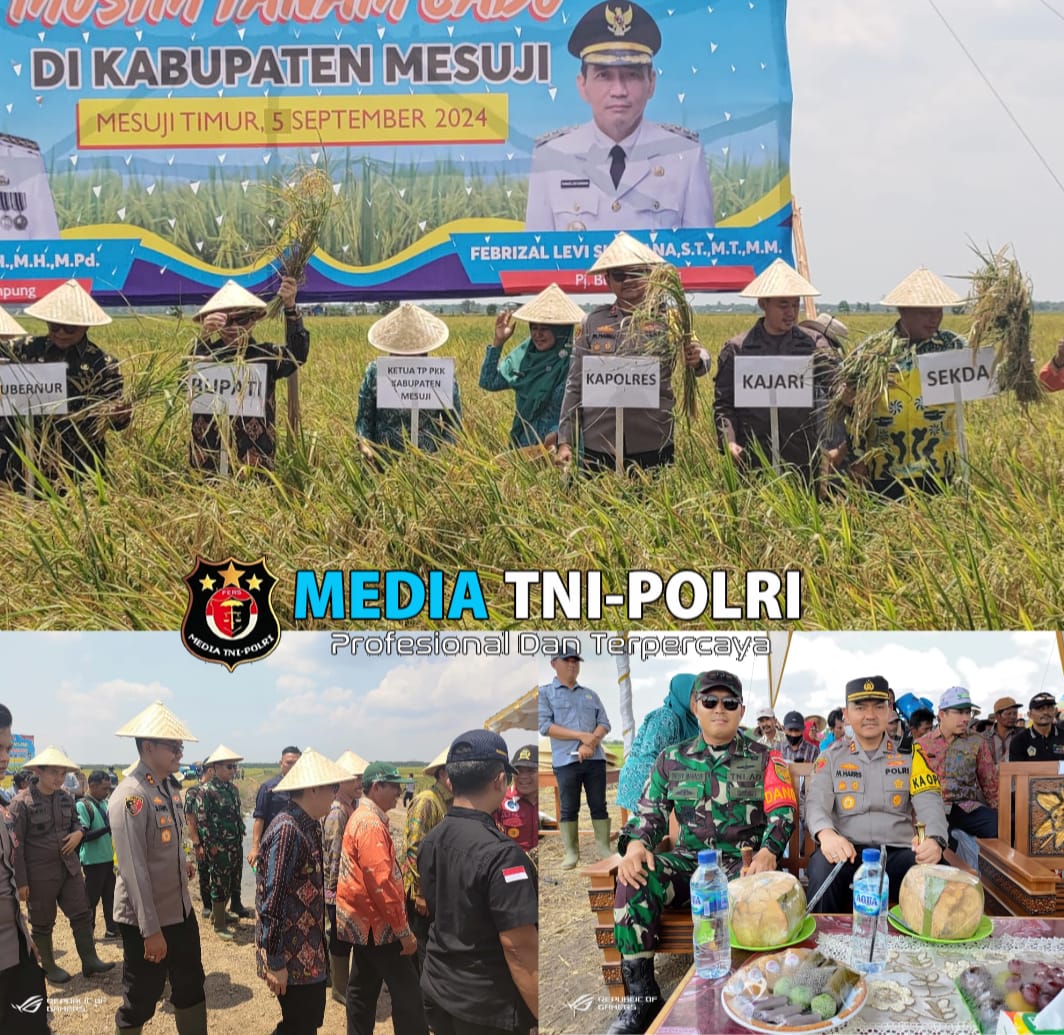 Kapolres Mesuji AKBP Muhamad Harris Hadiri Acara Kunjung PJ Gubenur dan PJ Ketua TP-PKK Provinsi Lampung