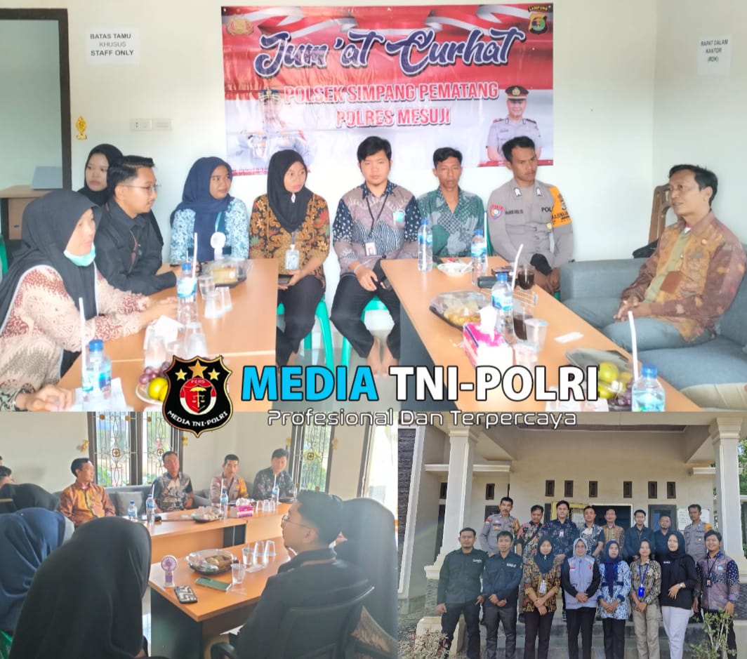 Polsek Simpang Pematang Polres Mesuji, Gelar Jumat Curhat Dalam Rangka Situasi yang Aman dan Kondusif