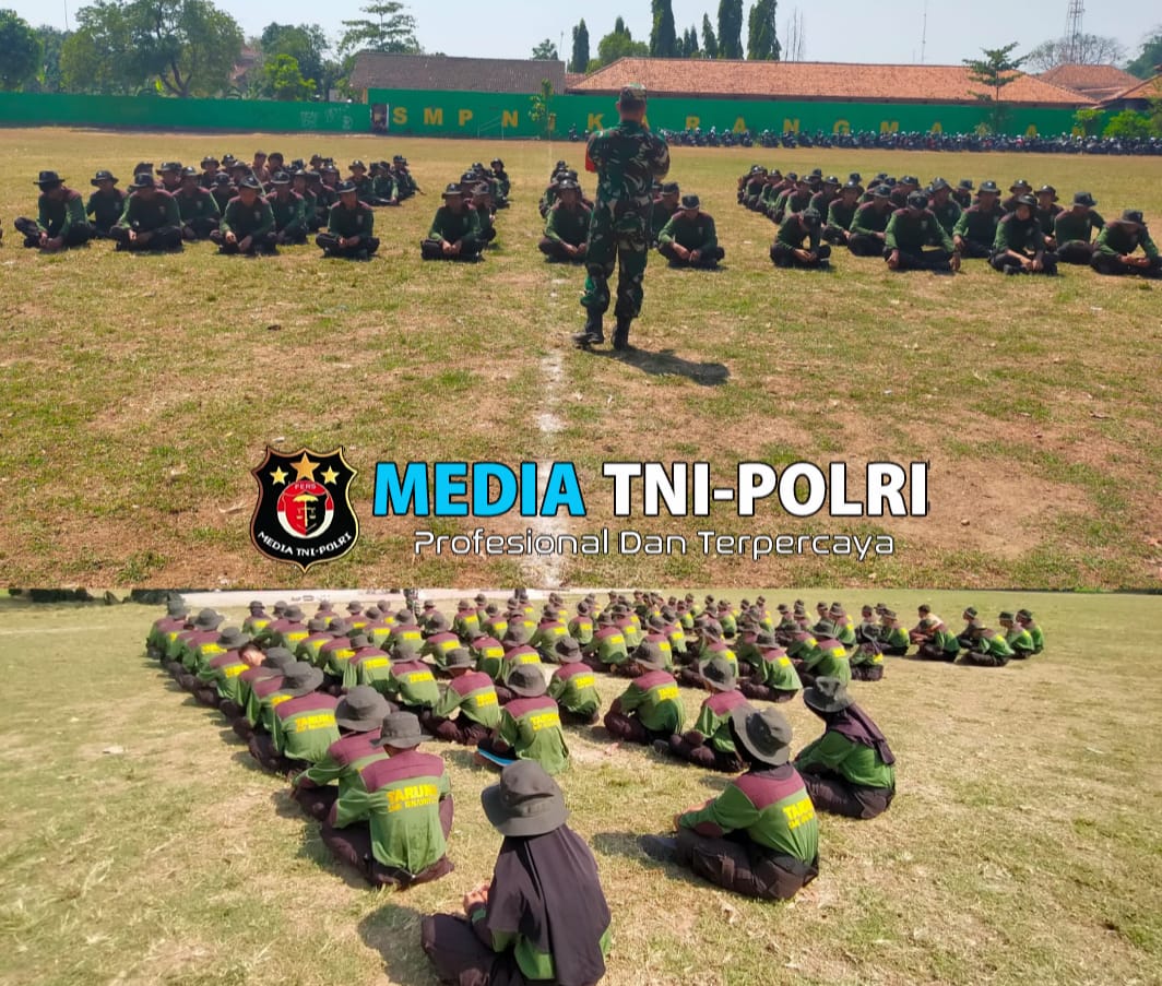 Koramil Karang Malang Latih Ketarunaan Siswa SMK Binawiyata, Bangun Generasi Tangguh dan Berkarakter