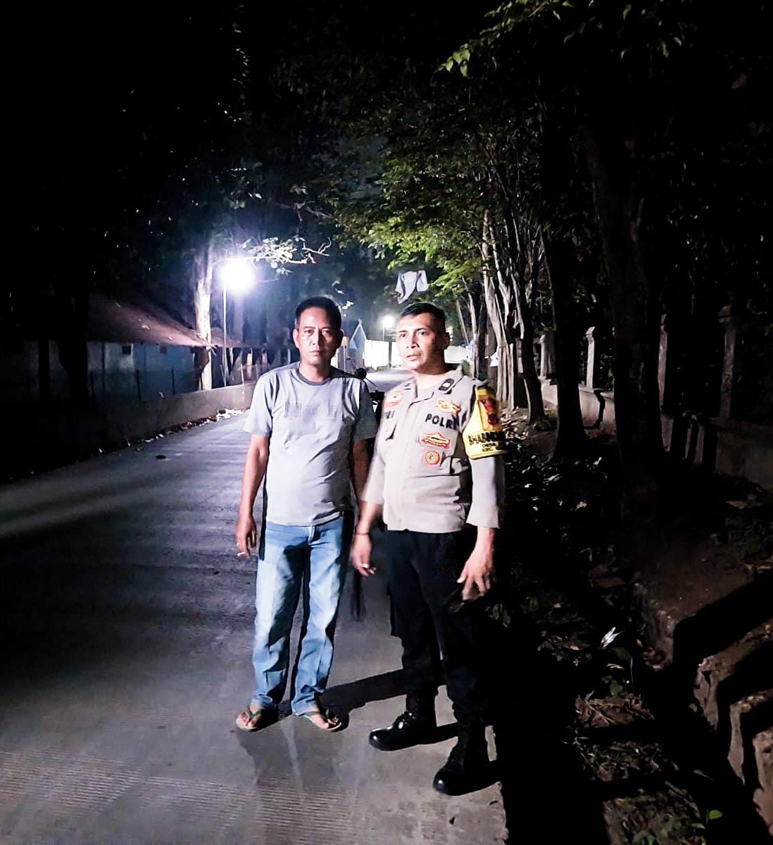 Polsek Cileungsi Cek Lokasi TKP Adanya Laporan Aksi Tawuran Antar Pelajar