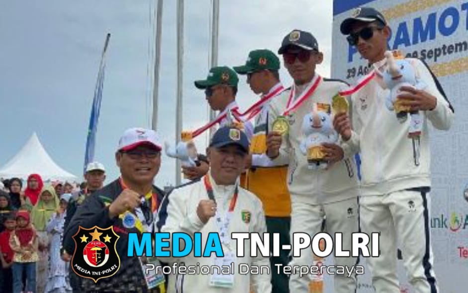 Duo Atlet Paramotor Lampung Raih Medali Emas di PON XXI, Wakapolda Brigjen Ramadhan: Aerosport Lampung Menja