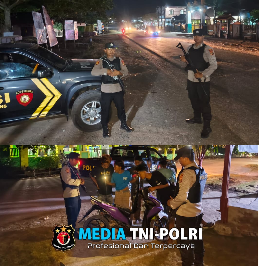 Polsek Simpang Pematang Polres Mesuji Laksanakan Giat Patroli Dialogis dan Tingkatkan KRYD di Desa Simpang Pematang