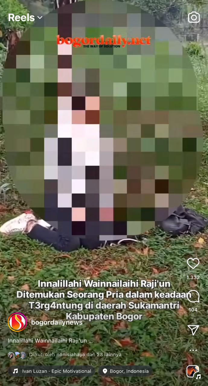 Polsek Tamansari Bersama Instansi Terkait Cek TKP Orang DIduga Gantung Diri