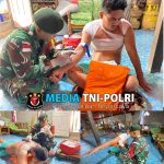 Satgas Yonarmed 11 Kostrad Selamatkan Korban Luka Bakar di Sebatik Tengah