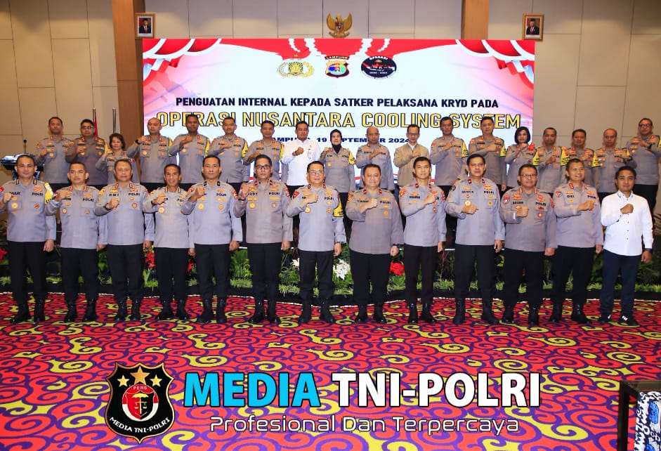 NCS Polri Minta Polda Lampung Optimalkan Coolling System Jelang Pilkada