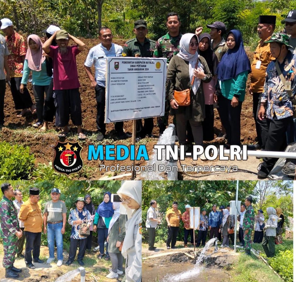 Babinsa Nogosari Lakukan Pengecekan Irigasi Pompa