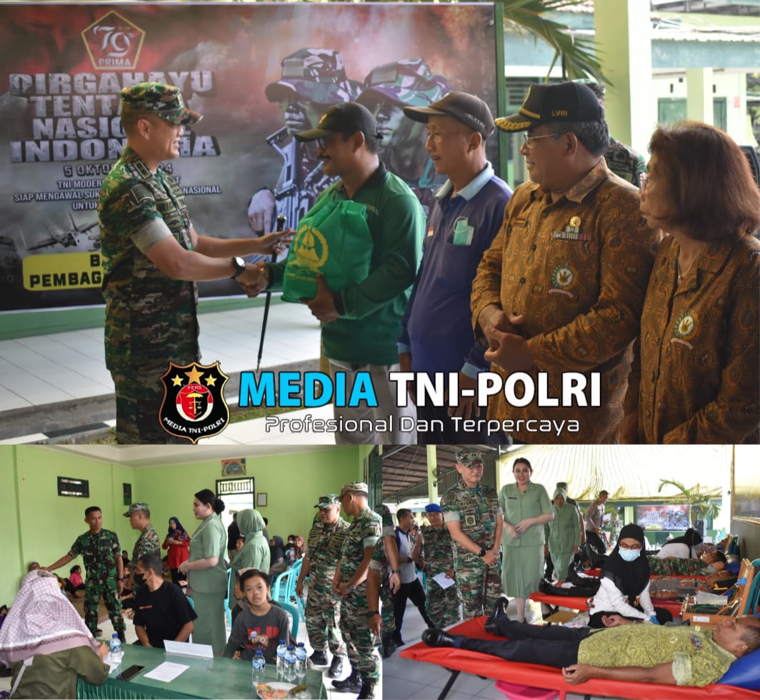 Peringati HUT TNI, Kodim Sragen Gelar Berbagai Baksos
