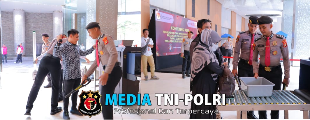 Polda Lampung Terjunkan 113 Personel Amankan Pengundian Nomor Urut Cagub