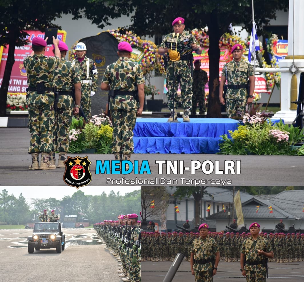 Komandan Pasmar 3 Hadiri Upacara Sertijab Danpasmar 2