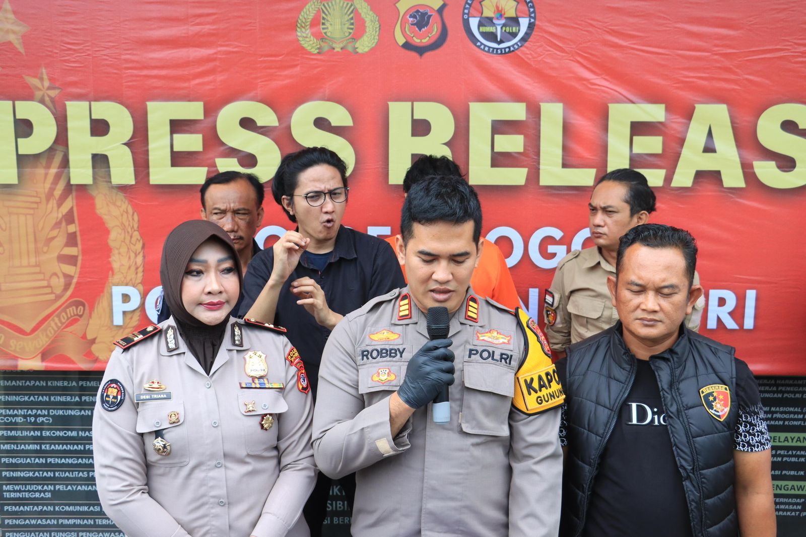 Akhirnya Pelaku Penganiayaan di Festival Vespa Wilayah Gunung Putri Kabupaten Bogor Menyerahkan Diri