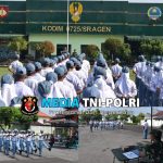 Kodim Sragen Gelar Lomba PBB Piala Panglima TNI Bagi Pelajar SLTA Se-Kabupaten