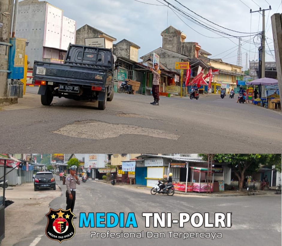 Polres Bangka Barat Rutin Laksanakan Strong Point Guna Melancarakan Arus Lalu Lintas