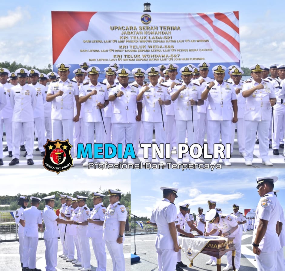 Tiga Komandan KRI Jajaran Satfib Koarmada III Berganti