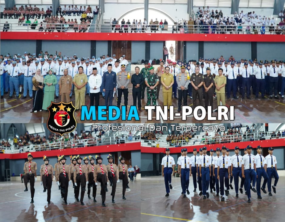 Semarak HUT TNI ke-79 Kodim 0808/Blitar, Gelar Lomba Baris Berbaris Piala Panglima TNI