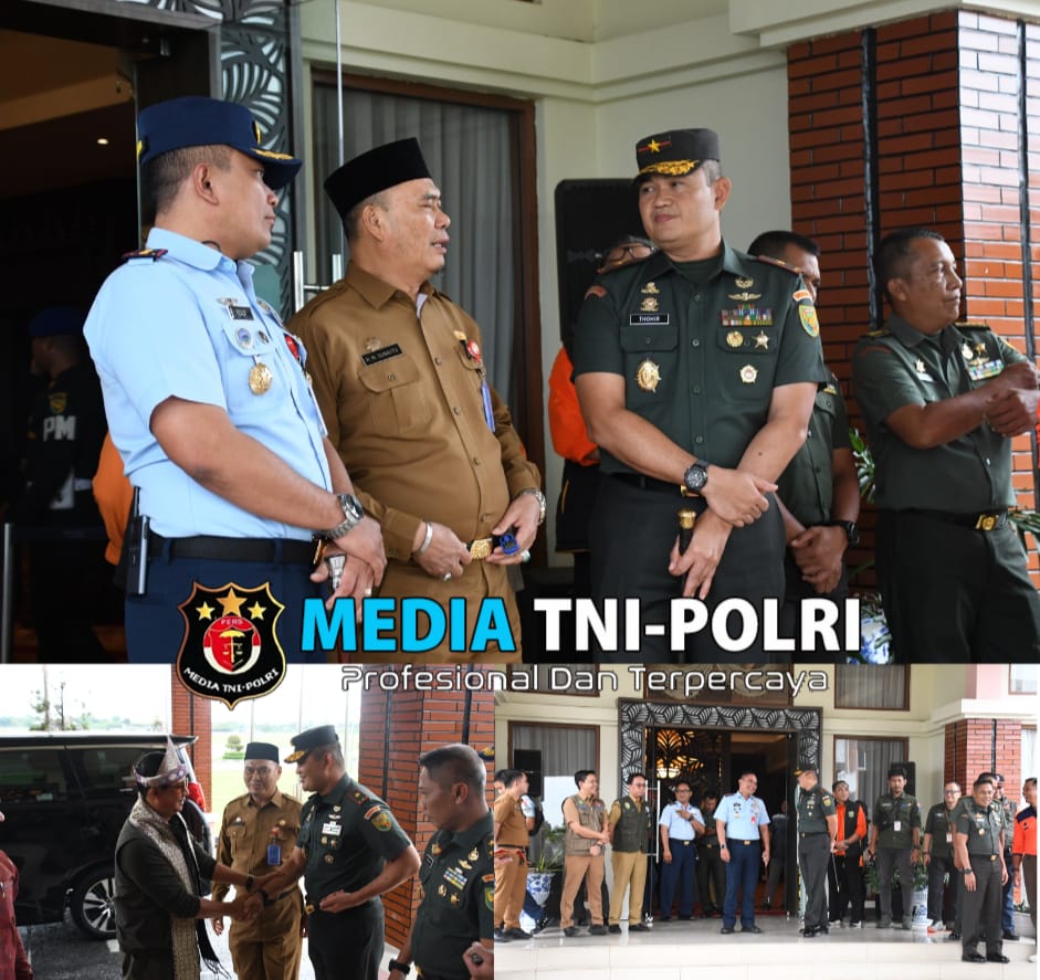 Danrem 044/Gapo Sambut Kunker Kepala BNPB RI