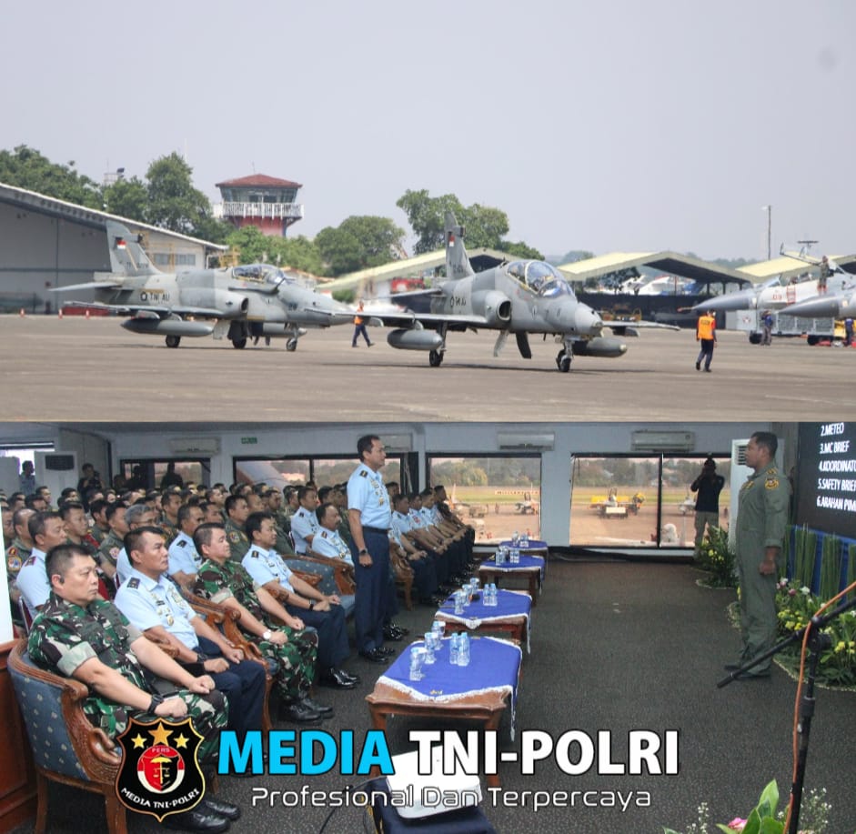 Kaskoopsud I Hadiri Briefing Kasau untuk Penerbangan Demo Udara Gabungan HUT TNI ke-79