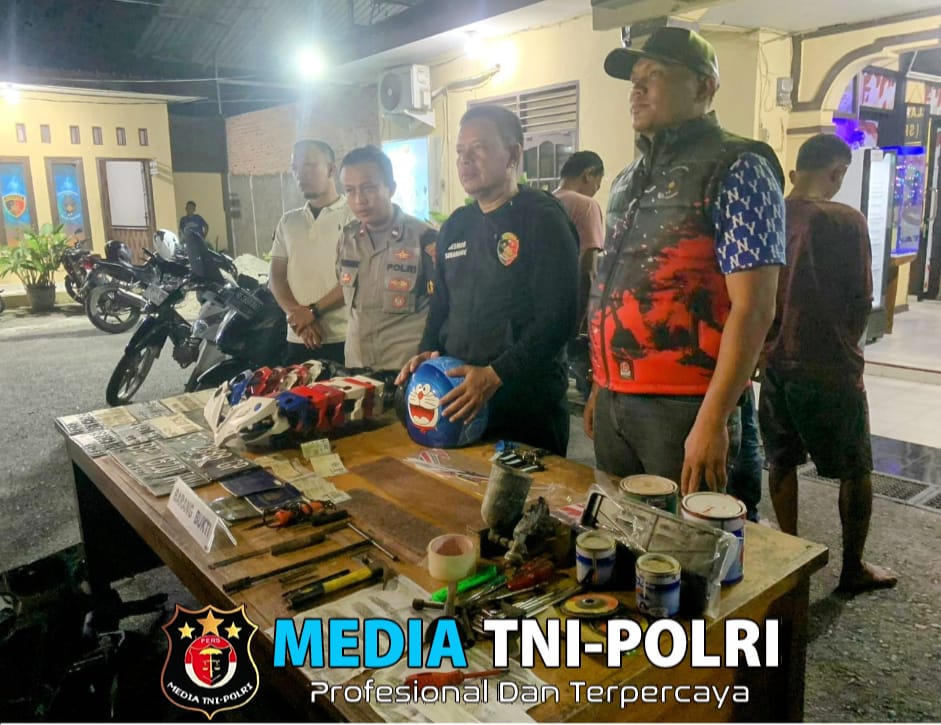 Helm Doraemon Bongkar Sindikat Pemalsuan Motor, Polisi Imbau Warga Agar Waspada