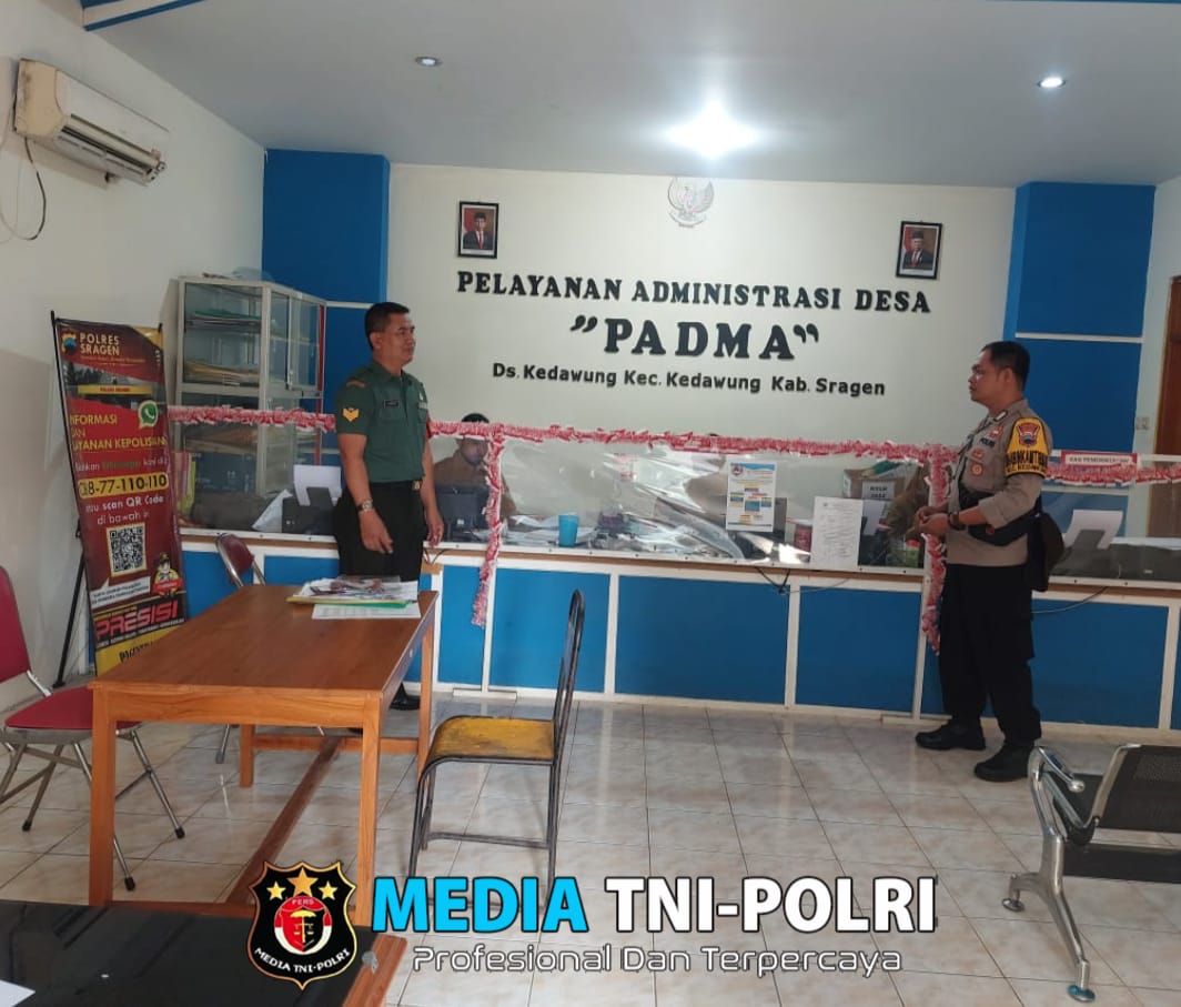 Babinsa dan Bhabinkamtibmas Bersinergi, Komunikasi dengan Perangkat Desa untuk Jaga Kamtibmas