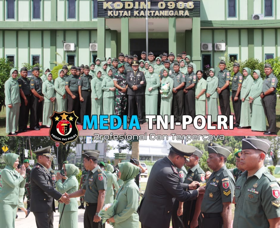 Dandim 0906 Kutai Kartanegara Pimpin Acara Korp Raport Kenaikan Pangkat Prajurit