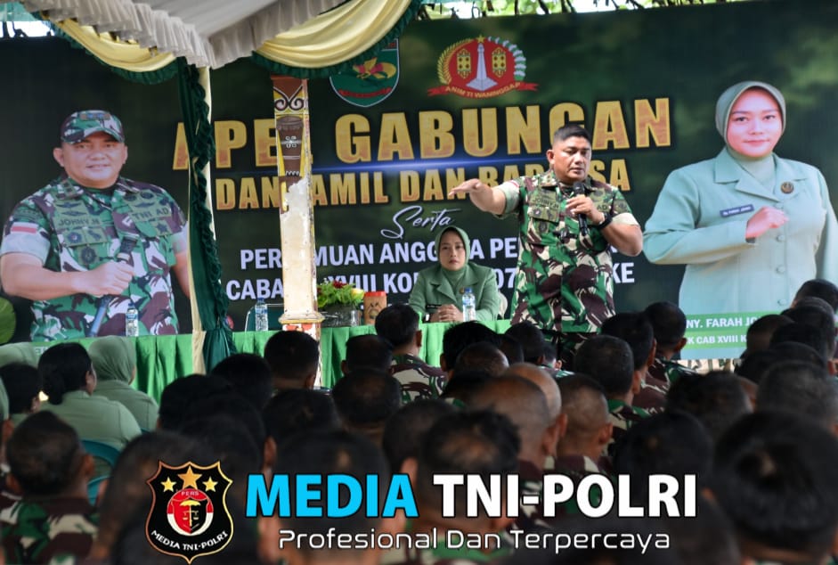 Letkol Inf Johny Nofriady Pimpin Apel Gabungan Danramil dan Babinsa Tahun 2024