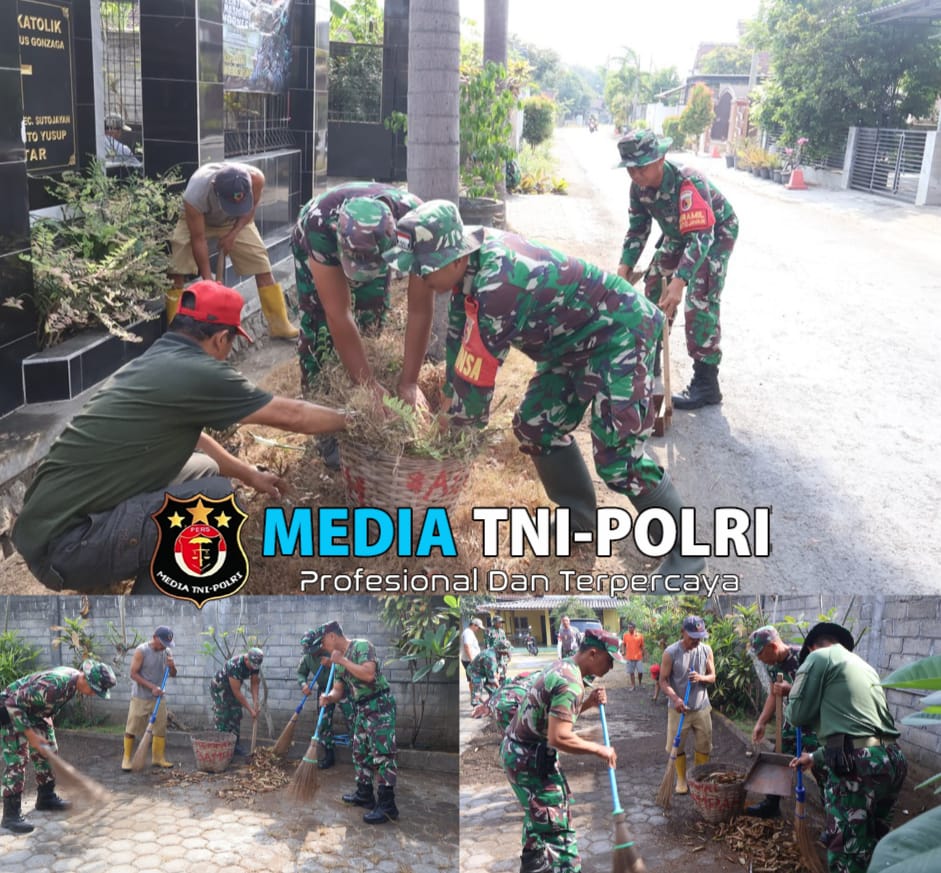 Karya Bakti HUT TNI Ke – 79, Kodim 0808/Blitar Sasar Rumah Ibadah