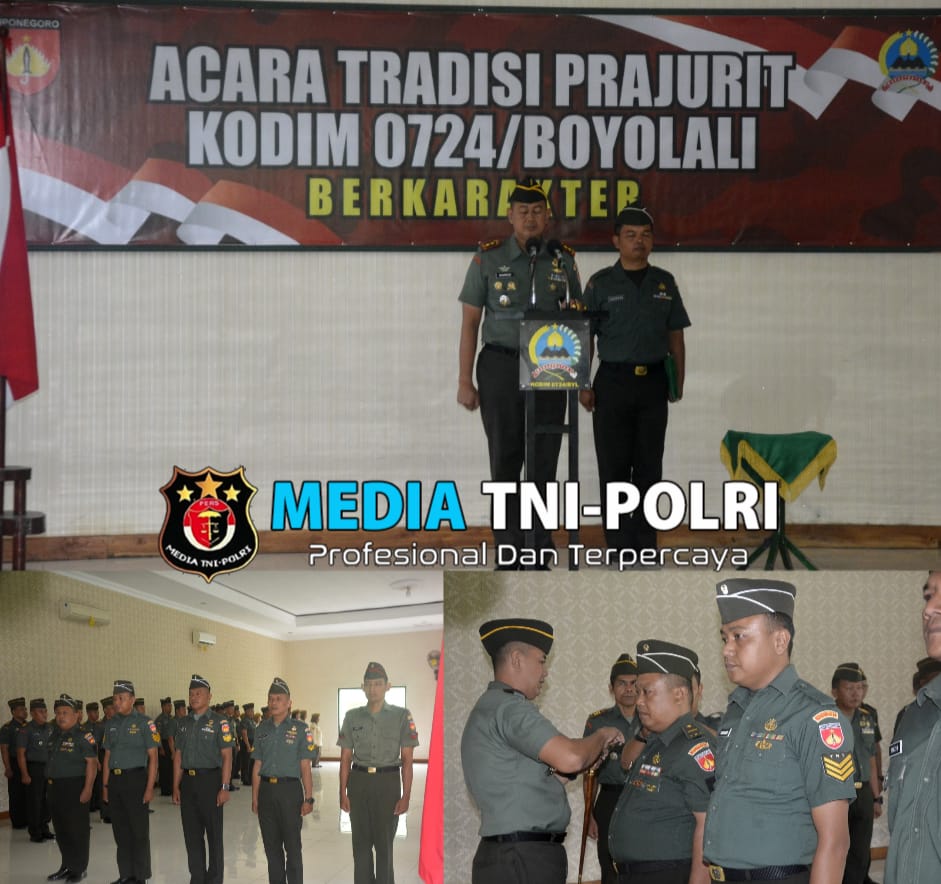 Naik Pangkat Merupakan Penghormatan dan Penghargaan Bagi Prajurit