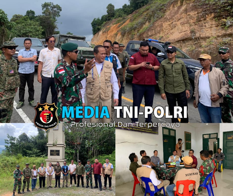 Satgas Pamtas Yonarmed 11 Pos Gabma Simanggaris Terima Kunjungan Konsulat RI Tawau, Bahas Pendirian PLBN di Perbatasan RI-Malaysia