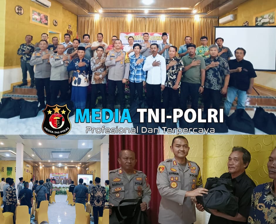 Kapolres Mesuji AKBP Muhammad Harris Laksanakan Giat Silaturahmi Kamtibmas Cooling System di-Balai Desa Berasan Makmur, Kecamatan Tanjung Raya