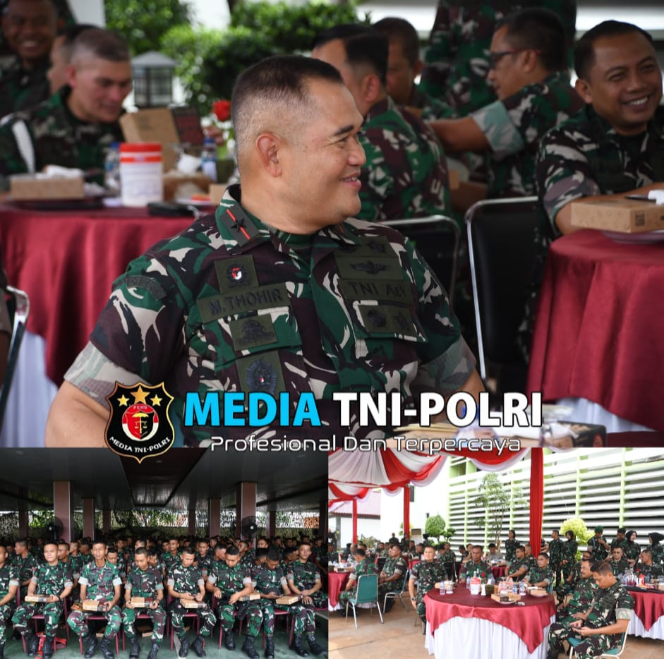 Guyub Bersama Prajurit, Danrem 044/Gapo Ikuti Makan Siang Dan Doa Bersama