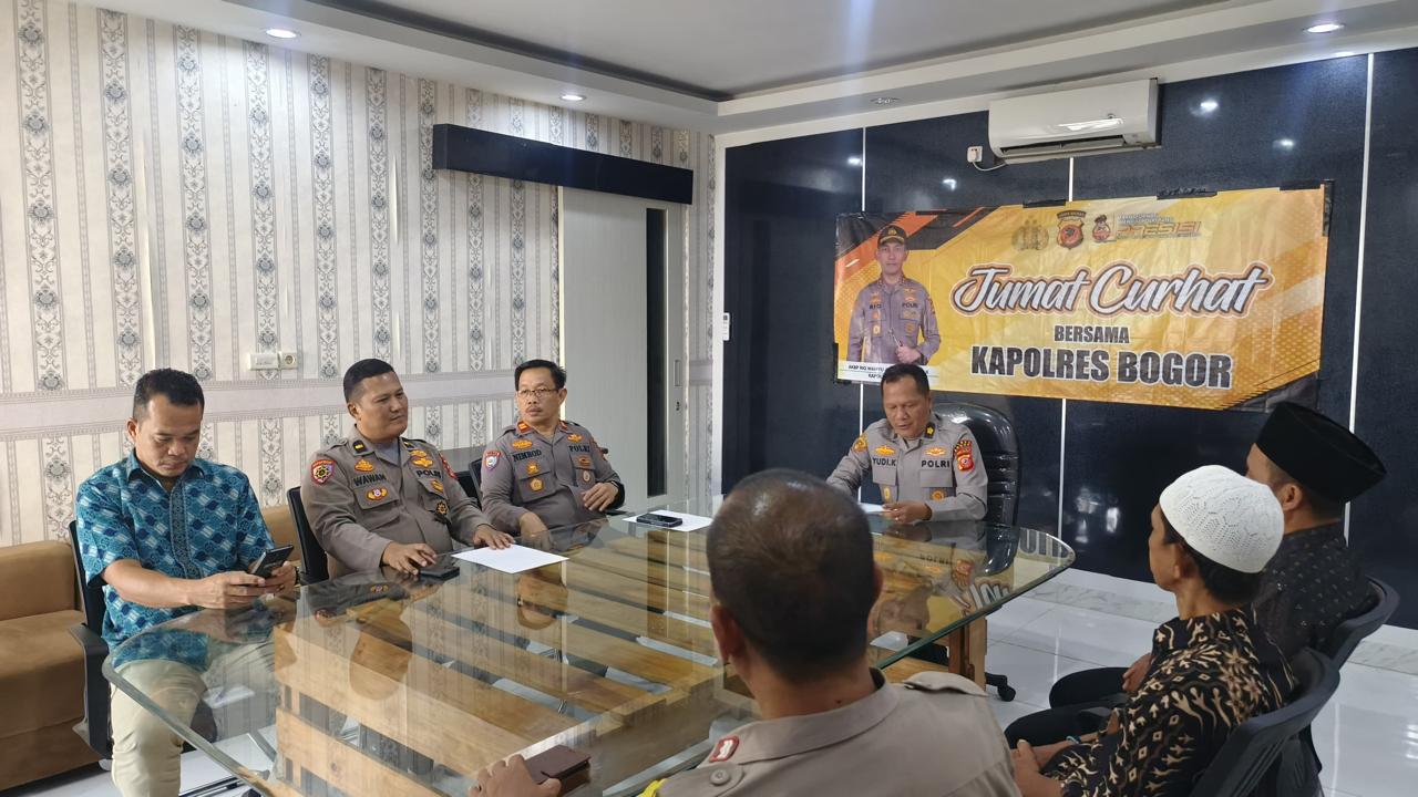 Polres Bogor Gelar Jum’at Curhat Kembali Bagi Warga Masyarakat Kabupaten Bogor