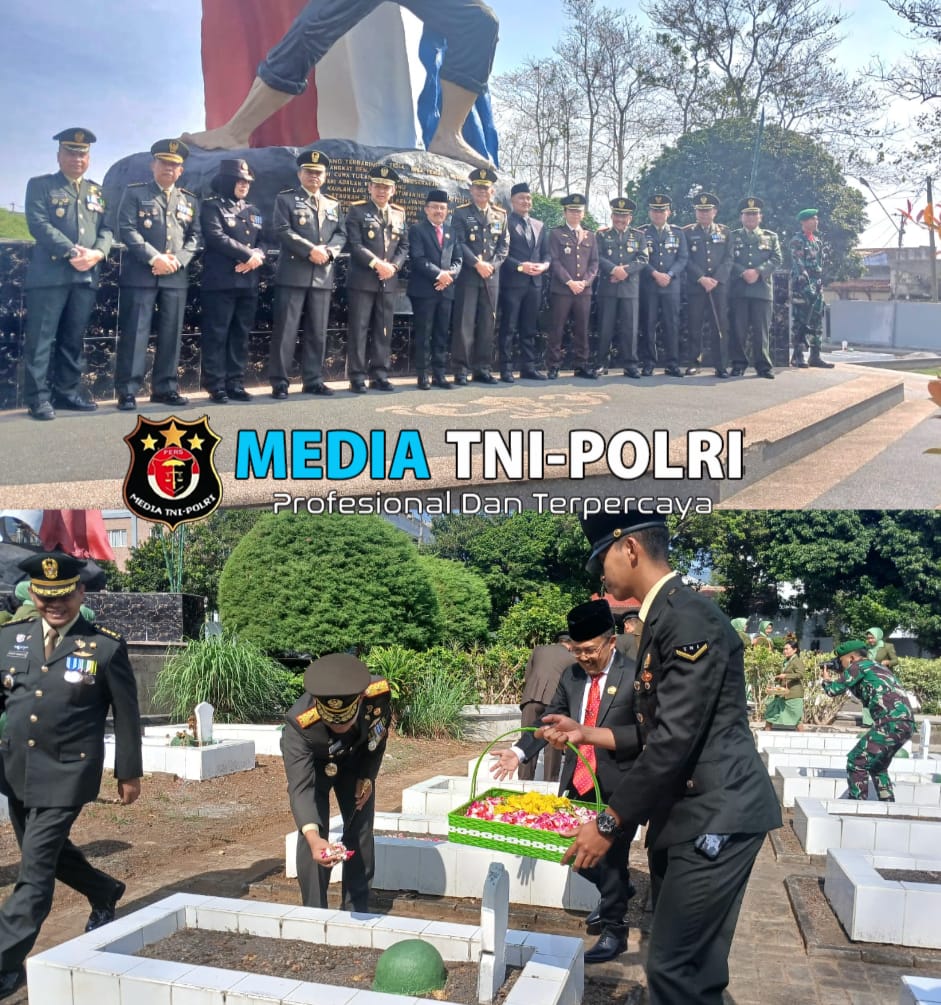 Ritual Penghormatan: Pabung Kodim 0818 Hadiri Ziarah Nasional HUT TNI ke-79 di Batu