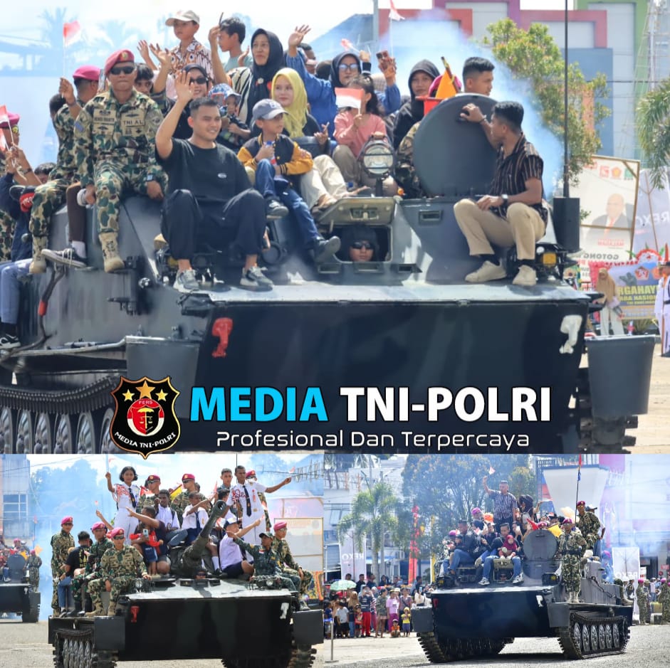 Puncak Perayaan HUT TNI Ke-79, Marinir Berhasil Menghibur Masyarakat Kota Sorong