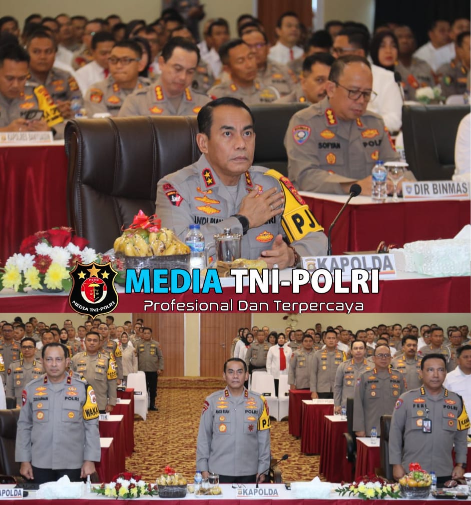 Awali Kepemimpinan, Kapolda Sumsel Irjen Andi Rian R Djajadi Sampaikan Commander Wish Ke Jajaran