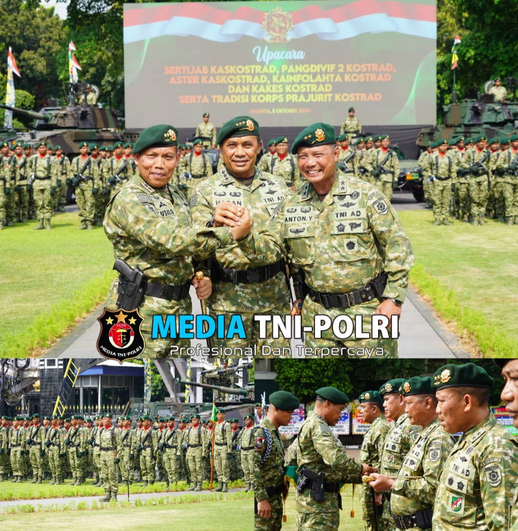 Panglima Kostrad Letjen TNI Mohamad Hasan Pimpin Serah Terima Jabatan Pangdivif 2 Kostrad