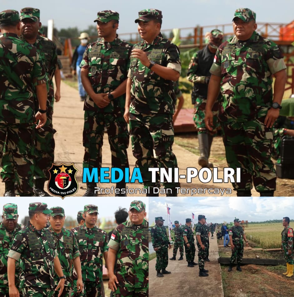 Dandim Merauke Dampingi Pangdam XVII/Cenderawasih Tinjau Lahan Pertanian