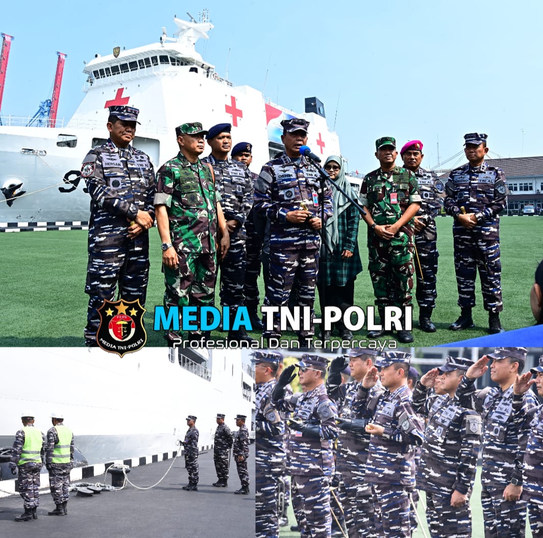 Panglima Koarmada III Dampingi Pangkoarmada RI Lepas Satgas Port Visit 2024