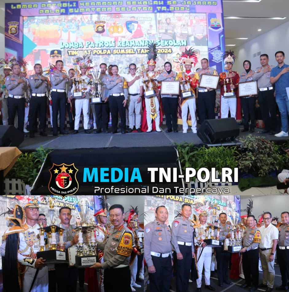Dirlantas Polda Sumsel Membuka dan Menutup Lomba Patroli Keamanan Sekolah (PKS) Antar Pelajar SMA Se-Sumatra Selatan