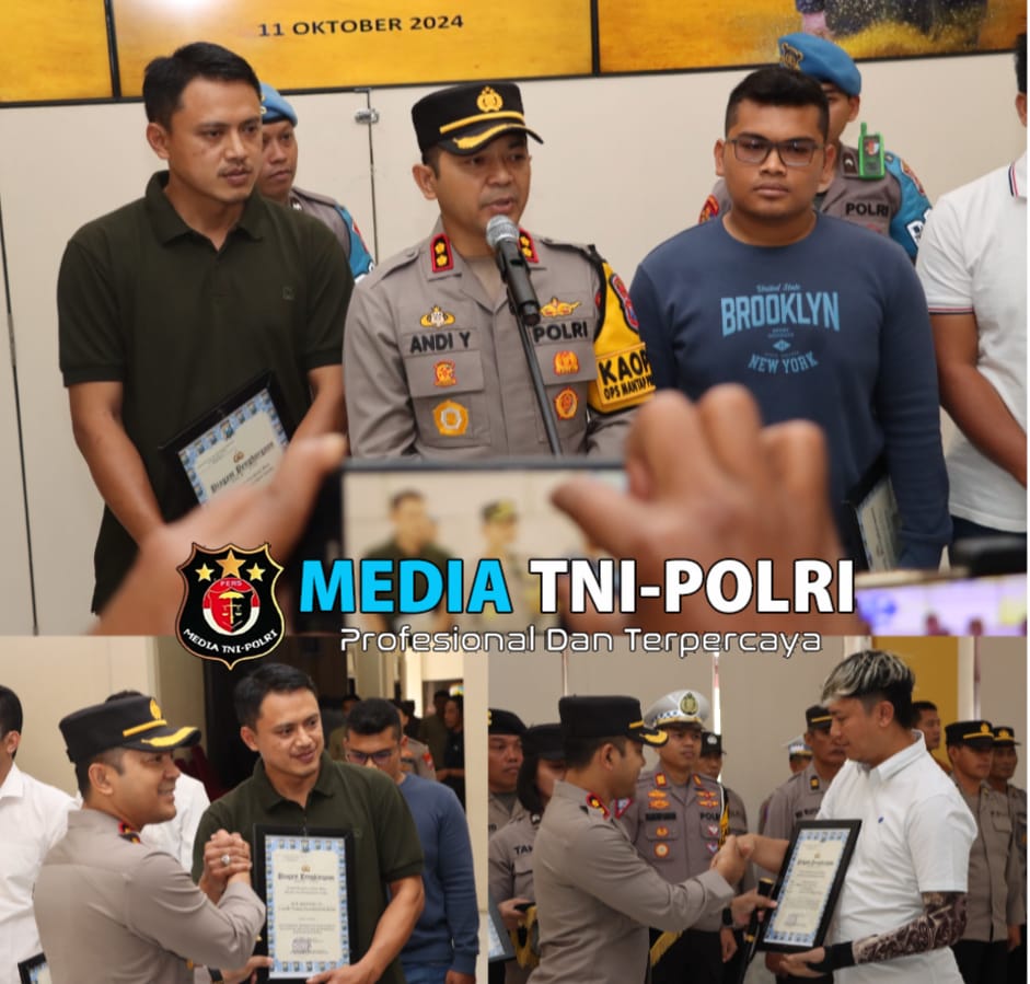 Sinergi Ungkap Kasus Penembakan,Kepala Kelurahan dan Warga Terima Penghargaan Dari Kapolres Batu