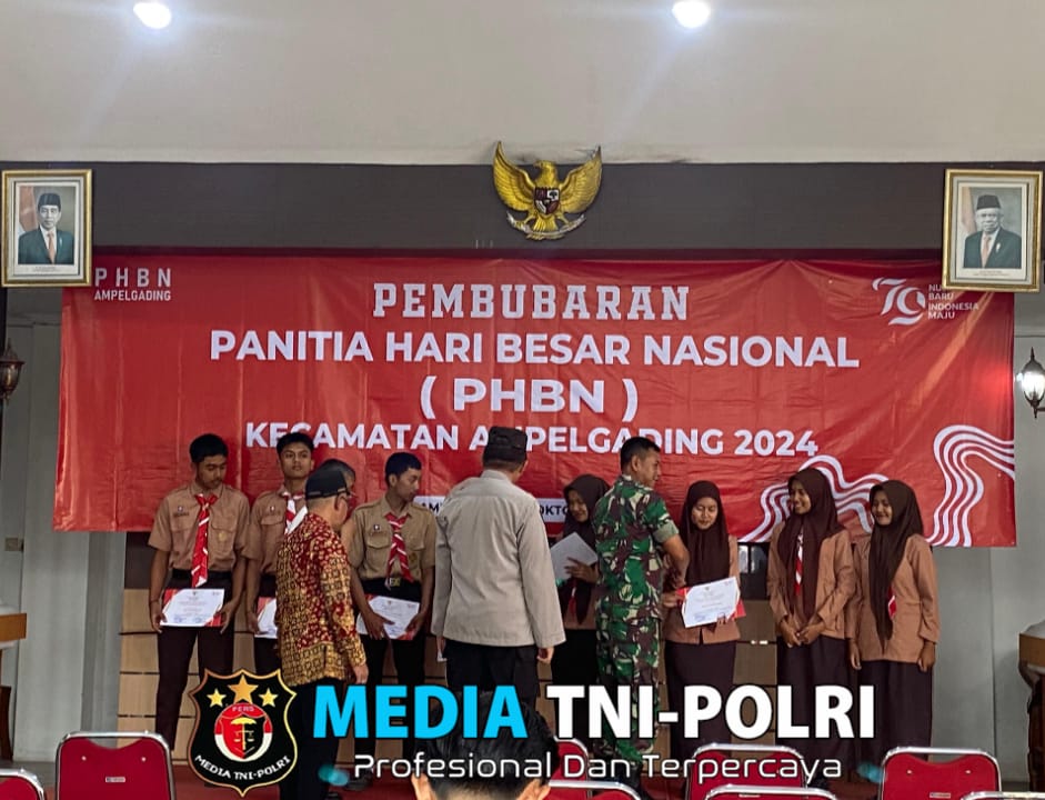 Rapat Pembubaran PHBN HUT RI ke-79 di Kecamatan Ampelgading